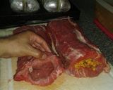 Foto del paso 1 de la receta: Entrecot relleno con salsa al champiñones y guarnición papas noissetes, Cocinero: Andrés Quevedo.