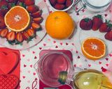 Foto del paso 3 de la receta ¡Bizcochitos ❤️ de Naranja rellenos de mermelada de fresa!