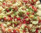 A picture of step 4 of Masala papad.