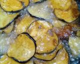 A picture of step 3 of Crispy Baingan pakory.