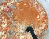 A picture of step 9 of Suppergetti with macaroni.