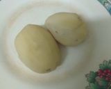 A picture of step 1 of Crispy potato and suji bites.