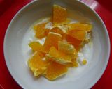 Gyümölcsös joghurt virágporral recept fázis 2 fotója