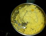 A picture of step 2 of Raw banana seekh kabab.