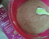 A picture of step 5 of Quaid e Azam police Medal QPM coffee cake.