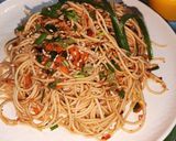 A picture of step 5 of Spicy Tangy Linguine Pasta.