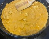 A picture of step 4 of Basmati Rice with Curry Chicken.