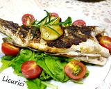 Pas rețetă Biban de mare în cartoccio la grătar 5 fotografie