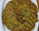 A picture of step 6 of Millet flour thalipeeth.