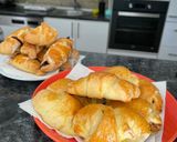 Pas rețetă Cornulețe cu gem/nutella/brânză și ciuperci 1 fotografie