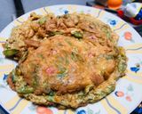 Foto langkah ke 4 dari resep Dadar telur buncis.