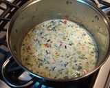 A picture of step 2 of Clam and Leek Corn Chowder, Jon Style.
