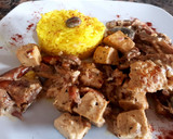 Foto del paso 8 de la receta: Strogonoff de hongos deliciosos y tofu 🤔😉#delantaldorado