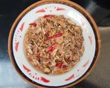 Foto langkah ke 3 dari resep Tumis Jantung Pisang.