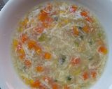 Foto langkah ke 5 dari resep Egg drop soup.