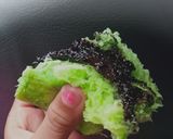 Foto langkah ke 7 dari resep Roti sobek pandan isi coklat.