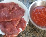 Foto del paso 1 de la receta: Bifes a la portuguesa