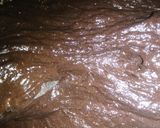 A picture of step 4 of Rose Chocolate cake.