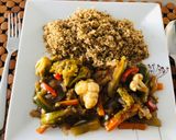 Foto del paso 9 de la receta: Verduras salteadas estilo oriental con quinoa
