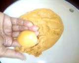 A picture of step 3 of Besan Ladoo.