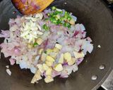 A picture of step 5 of Kadhai Chicken.