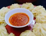 Chiken_MomosAnd #Chilli_Sauce With#Spicy_Shrimp_Pho recipe step 14 photo