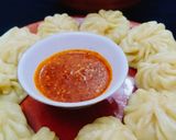 A picture of step 14 of Chiken_MomosAnd #Chilli_Sauce With#Spicy_Shrimp_Pho.