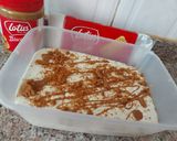 A picture of step 8 of Lotus Biscoff Ice cream.