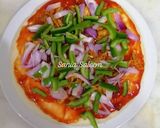 A picture of step 4 of Fajita Pizza.