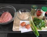Foto del paso 1 de la receta Hamburguesas de
Pavo con albahaca y tomate