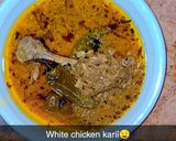 A picture of step 1 of White Chicken karahi.