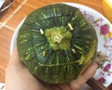 Hình bước làm 3 của món Canh bí nhồi thịt