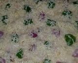 A picture of step 5 of Macaroni hot pizza cake.