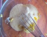 A picture of step 2 of Upside down Orange cake.