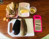 Foto del paso 1 de la receta: Berenjenas rellenas de pollo y vegetales