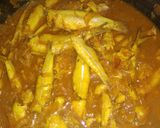 A picture of step 7 of Nethallu fish Curry.
