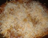 A picture of step 6 of Easy Crockpot Chicken Enchilada Casserole.
