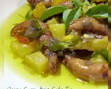 Foto langkah ke 5 dari resep Oseng Cumi Asin Cabe Ijo.