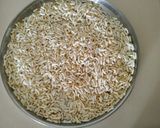 A picture of step 2 of Puffed rice laddu.