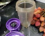 A picture of step 7 of Litchi ice cream.