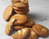 Hình bước làm 6 của món Maple Cookies with Pecans and White Chocolate