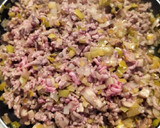 Foto del paso 3 de la receta: Lasaña de puerros, setas shiitake, ajo negro, carne