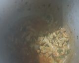 A picture of step 3 of Mutton and paneer roll.