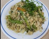 A picture of step 5 of Raw banana puttu.