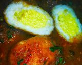A picture of step 13 of Eggless Egg Curry.
