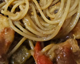 Foto del paso 7 de la receta: Spaguetini con langostinos en salsa de curry