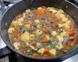 Une image de l'étape 21 de Lentilles vertes au lard, pommes fruits et carottes.