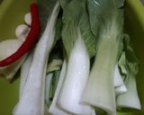 Foto langkah ke 1 dari resep Pakcoy Siram Ayam Saus Tiram.