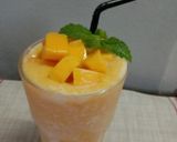 A picture of step 3 of Mango Smoothies.