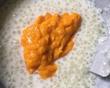 A picture of step 4 of Mango Sabudana Kheer.